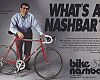 Arni Nashbar in a 1990 Bicycling magazine ad.