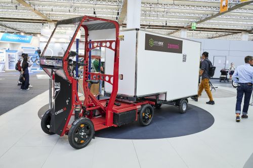 An electric vehicle shown at eurobike 2025. Photo courtesy of Eurobike.