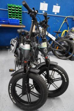 Some Fuell Folld models that were auctioned.