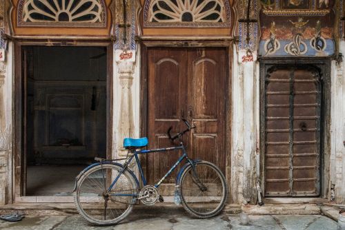 Getty image of bicycle in India. Getty image of bicycle in India.